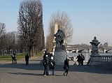 Paris 10 Statue Of A Lion On Pont Alexandre III Bridge